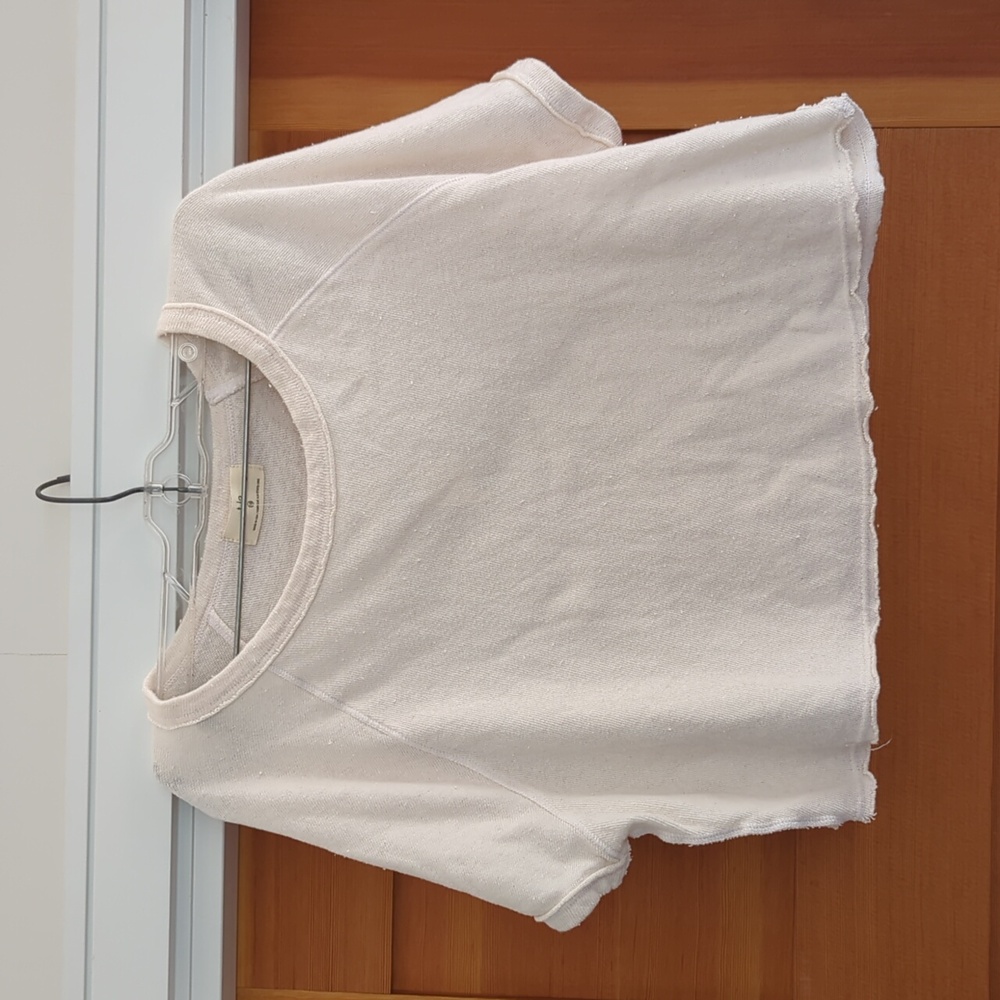 NWT Anthropologie crop tee
